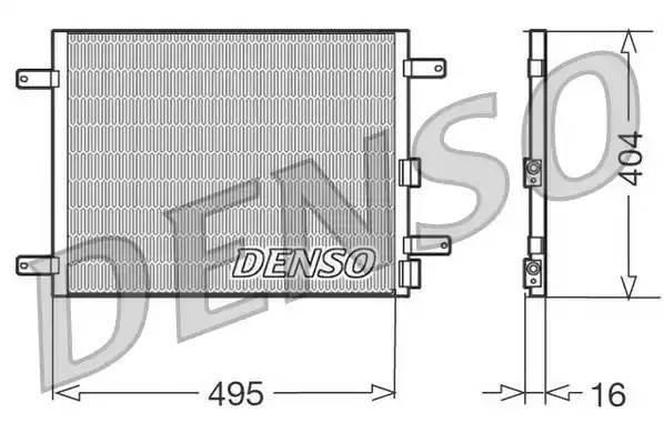 Конденсатор, кондиционер DCN01023 DENSO