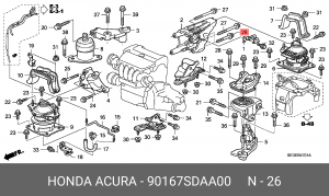 Деталь 90167SDAA00 HONDA