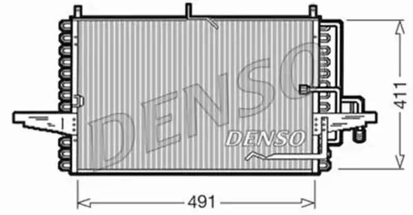 Конденсатор, кондиционер DCN10002 DENSO