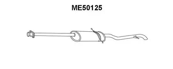 Глушитель выхлопных газов конечный ME50125 VENEPORTE