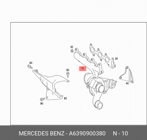 Компрессор, наддув A6390900380 SMART