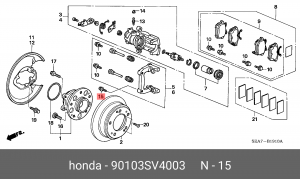 Деталь 90103SV4003 HONDA