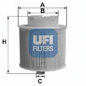 Воздушный фильтр 27.598.00 UFI