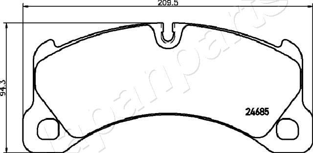 Термостат, охлаждающая жидкость VA-058 JAPAN PARTS GROUP