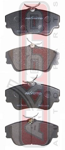 Колодки тормозные дисковые AKD-0160 AKYOTO