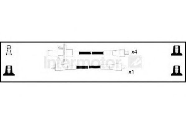 Ккомплект проводов зажигания 76032 STANDARD