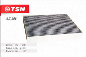 Фильтр салона 9.7.258 TSN