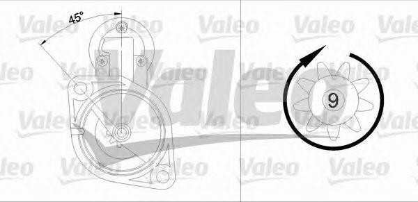 Стартер 455676 VALEO PHC