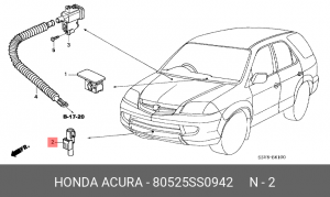 Деталь 80525SS0942 HONDA