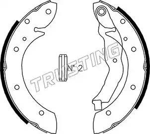 Комплект тормозных колодок 088.223 TRUSTING