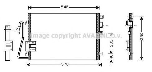 Радиатор кондиционера RTA5275 AVA