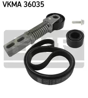 Поликлиновой ременный комплект VKMA 36035 SKF