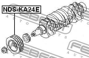 Кольца поршневые NDS-KA24E FEBEST