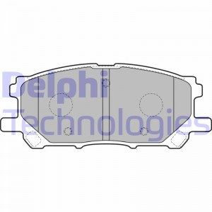 Комплект тормозных колодок, диско LP1823 DELPHI