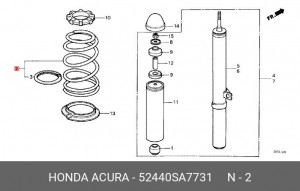 Пружина ходовой части 52440SA7731 HONDA