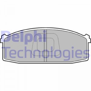 Комплект тормозных колодок, диско LP686 DELPHI