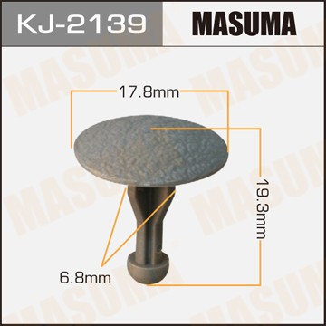 Клипса крепежная KJ2139 MASUMA