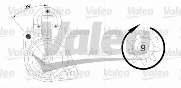Стартер 455736 VALEO PHC