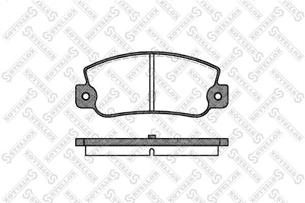Колодки тормозные дисковые 036-030-SX STELLOX