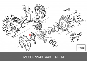 Прокладка 99431449 IVECO