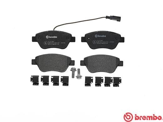 Комплект тормозных колодок, диско P23085 BREMBO