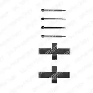 Комплектующие, колодки дискового тормоза LX0273 DELPHI