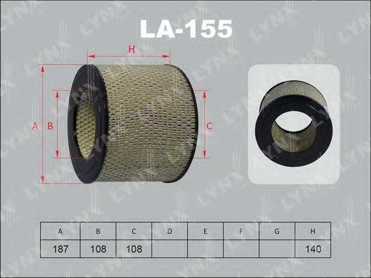Фильтр воздушный LA-155 LYNXAUTO