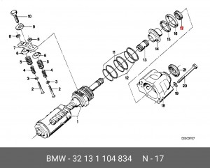 Уплотняющее кольцо 32 13 1104834 BMW