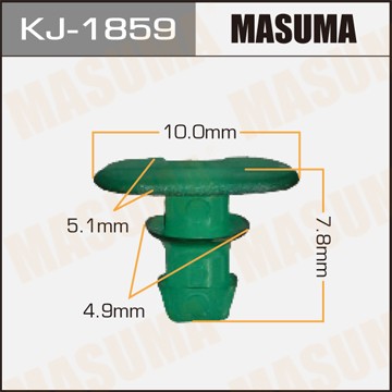 Клипса крепежная KJ1859 MASUMA