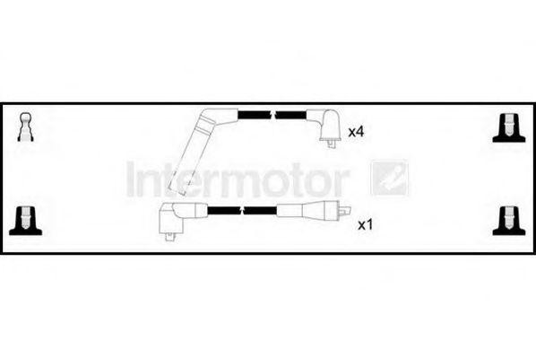 Ккомплект проводов зажигания 73844 STANDARD