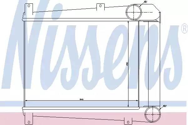 Интеркулер 96946 NISSENS