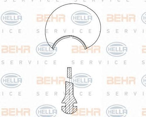 Вентилятор, внутренняя вентиляция 8EW376741691 HELLA