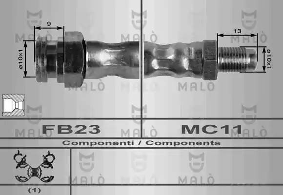 Тормозной шланг 8517 MALO