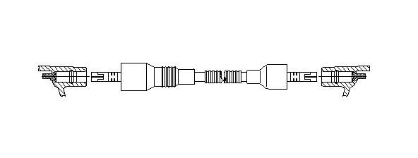 Провод зажигания 377/41 BREMI