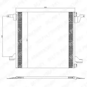Конденсатор, кондиционер TSP0225434 DELPHI