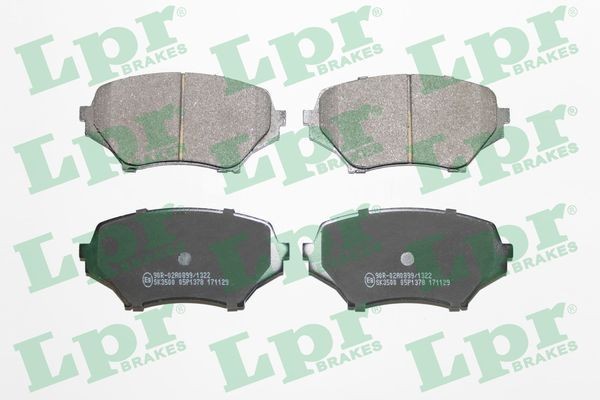Колодки тормозные дисковые 05P1378 LPR