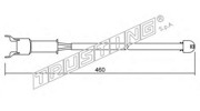 Сигнализатор, износ тормозных колодок SU088 TRUSTING