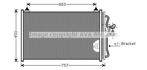 Радиатор кондиционера FDA5347 AVA