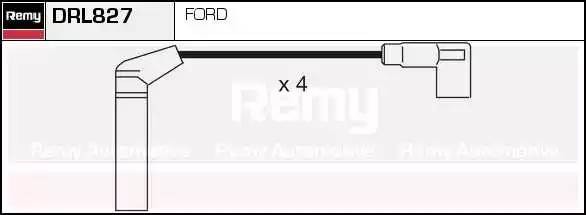 Ккомплект проводов зажигания DRL827 DELCO REMY