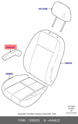 Деталь 1 385 023 FORD