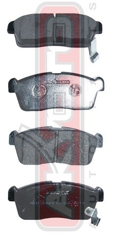 Колодки тормозные дисковые AKD-9443 AKYOTO