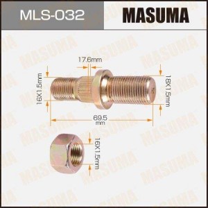 Шпилька ступицы колеса MLS-032 MASUMA
