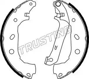 Комплект тормозных колодок 040.151 TRUSTING