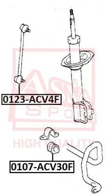 Стойка стабилизатора 0123-ACV4F ASVA