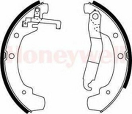 Комплект тормозных колодок 362310B BENDIX JURID