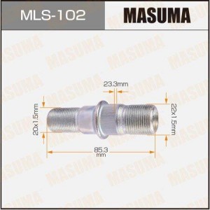 Шпилька ступицы колеса MLS-102 MASUMA