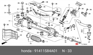 Деталь 91411S84A01 HONDA