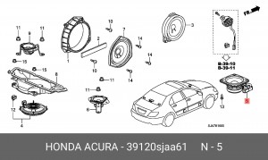Деталь 39120SJAA61 HONDA