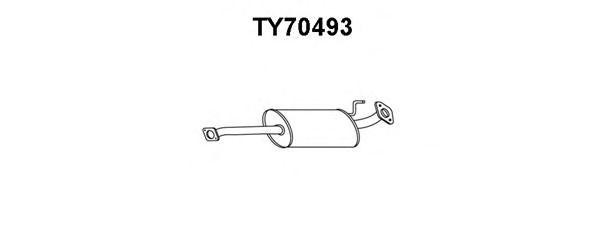 Предглушитель выхлопных газов TY70493 VENEPORTE