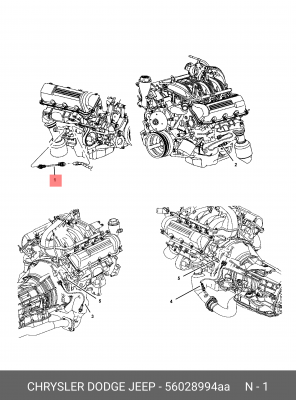Лямбда-зонд 56028 994AA CHRYSLER